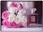 Białe, Różowe, Róże, Coco Chanel, Perfumy