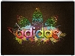Kolorowe, Logo, Adidasa, Ptaki