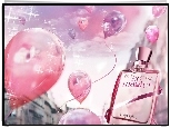 Lancome, balony, flakon, perfumy