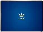 Logo, Adidas, Niebieskie, Tło