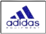 Niebieskie, Logo, Adidas