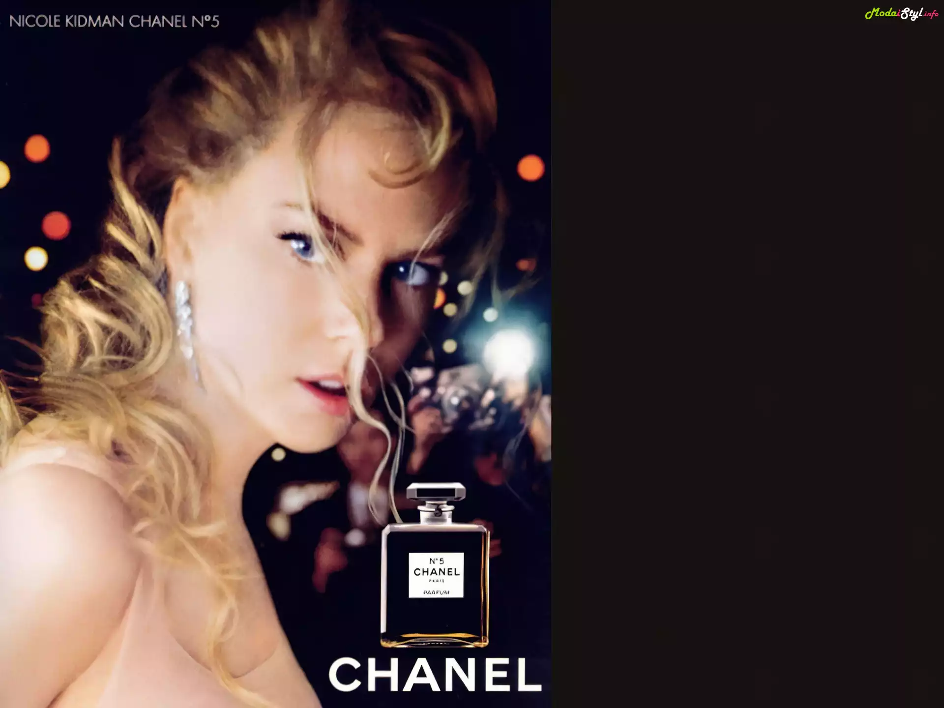 Chanel, nr, 5, perfumy, flakon, kobieta, nicole, kidman